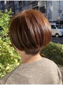 大人綺麗な丸みショート 40代50代60代【マイナス10歳若魅せ髪】