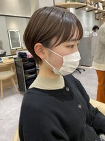 ロンドプロフィール 浦和(Lond profil)&nbsp;中川陽南子/ベビーバング/ショコラベージュ/丸みカールショート