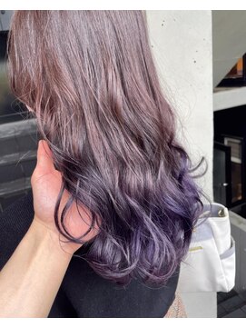 アクト 十条店(ACT) ラベンダー　グラデーションカラー　裾カラー