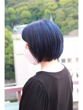 ビアージュ(Viage) #ネイビーカラー #ブルーカラー #ブリーチあり #ダブルカラー