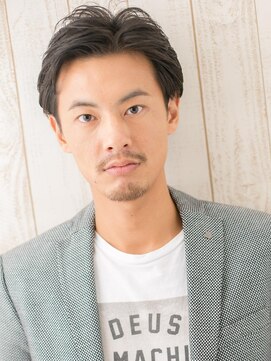 トニーアンドガイ メン 与野駅前店(TONI&GUY MEN) 濡れたような質感の大人アップバングショートe与野