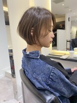 バンプ ギンザ(BUMP GINZA)&nbsp;くびれショート/マロンブラウン/大人ショートボブ／山口