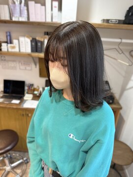 ヘアーホームイロ(Hair Home IRO) ブルーグレージュ×ミディアムレイヤー