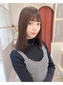 前髪カットが可愛い☆髪質改善プレミアムストレート