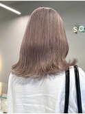 ミルクティーベージュダブルカラーインナーカラーケアブリーチ