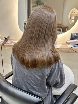 ヒビヲ(HIBIO) ハイトーンカラーミルクティーベージュケアブリーチダブルカラー