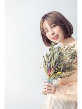 ブリング バイ スノードロップ 吉祥寺(BRING by Snowdrop) 黒髪/グレーベージュ/レイヤーロング/前髪パーマ/吉祥寺