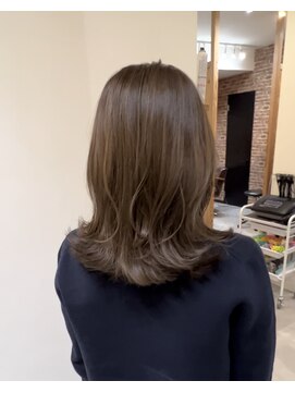 ネウィ ジャム 町田(newi JAM) くびれヘア/オリーブベージュ/ミディアムヘア/グレージュ