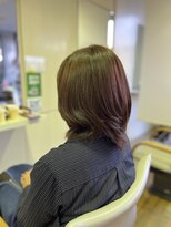 キハラ KIHARA 和泉中央店&nbsp;★ミディアムレイヤー×ラベンダー・ブラウン×メテオ