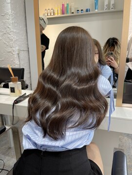 ブレンド 渋谷(BLend) グレージュマチルダボブインナー前髪