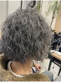 メンズミディアム×ウェーブパーマ
