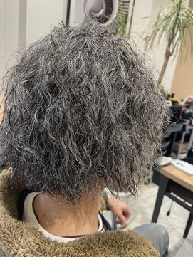 レシェル 桑名店(RECIEL) メンズミディアム×ウェーブパーマ