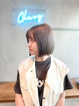 グランツ(GLANZ) ミニボブグレージュカラーダブルカラーケアブリーチ