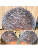 銀座マツナガ 神田店&nbsp;銀髪/シルバーアッシュ/グレーアッシュ/ツーブロック/刈り上げ