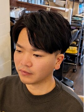 ボイスバーバー 高野店(VOICE BARBER) 王道アップバング