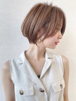 ロンドブルーム 天神大名店(Lond Bloom)&nbsp;髪質改善 /ショートボブ /白髪ぼかしハイライト