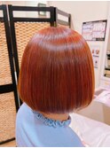 ショートボブ×髪質改善ケアカラー