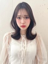 ヘアラウンジ ビーチ 青山 外苑前(hair lounge BEACH) 柔らかく透けるマロングレージュ外ハネくびれヘア