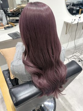 ラミエバイメルト 下北沢(lamie by melt) 花田/ボブケアブリーチピンクラベンダーベージュ下北沢韓国