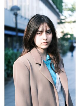 エアー 青山(AIR) シースルーバング×レイヤーカット