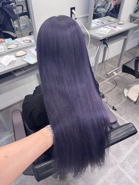 ペレ 栄店(PELE) デザインカラー/レイヤーカット/ウェットヘア/オリーブベージュ