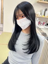 ハチ(HACHI) 切りすぎない顔まわりレイヤーカット