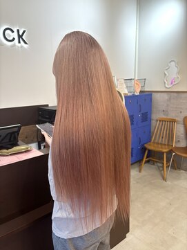 ラック 津田沼(LUCK) ピンクベージュ/ダブルカラーインナーカラーケアブリーチ