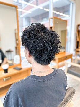 セイドット フクオカ(Say.FUKUOKA) 【メンズ★大名】スパイキーショート×ピンパーマ×束感×無造作