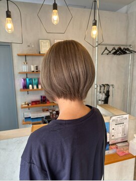 シェル 津山の手店(shel) 髪質改善オリーブベージュカラー