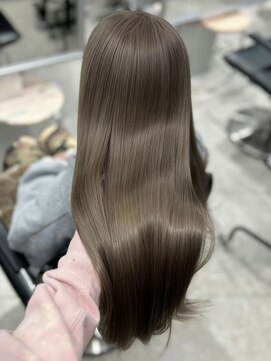 ペレ アネックス 大阪梅田茶屋町店(PELE ANNEX) 黒髪カタログ/クラゲヘアー/オリーブグレー/梅田