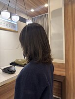 ビュートリアム ギンザ(BEAUTRIUM)&nbsp;ミディアムレイヤーカット＊透明感オリーブカラー顔周りレイヤー