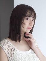 ガーデンヨコハマエスト(GARDEN YOKOHAMA est)&nbsp;似合わせカット　イメチェン　顔まわり　グレージュ　フルバング