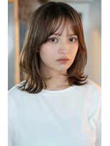 ホーミートウキョウ(HOMIE TOKYO) 似合わせカット/小顔/ダークアッシュ/ミディアムレイヤーカット
