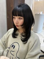 セライロ 千葉(celilo)&nbsp;ミディアムレイヤー 似合わせカット ダークカラー【momoka】