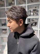 ブレス 西葛西店(BLESS)&nbsp;【青木】メンズブリーチカラー/シルバーグレージュ/メンズカラー