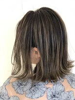 エヌプラスリタ 近鉄八尾(N+lita)&nbsp;ミルクティーブロンドダークブルーデジタルパーマ