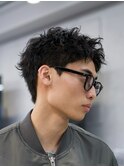 ルーズショートスパイキーショートツイストスパイラル刈り上げ
