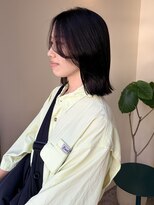 ヒントステーション(HINTSTATION)&nbsp;〈浅草美容室〉ミディアムボブ/トーンダウンカラー