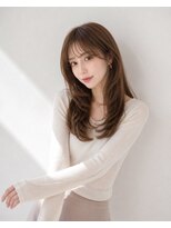 グロウ 赤羽(grow)&nbsp;ロング×オリーブベージュ×韓国風レイヤー