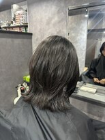 ネームレス 心斎橋(nameless)&nbsp;レイヤーボブ×髪質改善TR 動きのあるミディアム｜心斎橋韓国