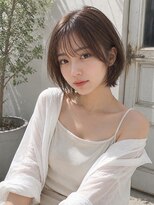 フリー(Free)&nbsp;20代30代40代50代似合わせマッシュショートボブフレンチバング