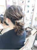 レトロウェーブローポニーアレンジ【ヘアアレンジ　立川/立川】