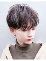 エイミー(Aimee)&nbsp;Aimee 小顔×ニュアンスショート×透けちゃうグレージュ3Dカラー