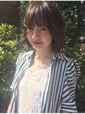 【今っぽ韓国風ヘア】フレンチガーリーボブ・ナチュラルブラウン