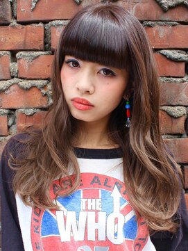 パム 恵比寿(PAM.) 大人かわいいアッシュブラウングラデーション[恵比寿/渋谷]