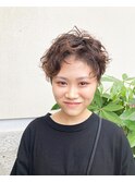【ROPE.摂津富田】ハンサムショートパーマ
