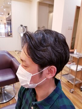 ブレス バイ ファースト 大和吉岡店(Breath by first) アップバング×メンズマッシュ【stylist西條】