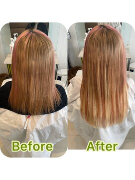 デュオヘアー エクステンションズ 新宿 春にむけて！ハイトーンロングヘアー♪♪♪