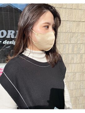 フィオーレ ヘアデザイン(FIORE hair design) グレージュカラー ブリーチ