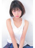 おふぇろナチュボブ 束感ショート エアストレート ミニボブ